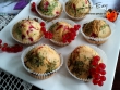 Muffiny z czerwoną porzeczką (babeczki z świeżymi owocami)