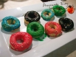Donuts FIT (Donaty, wersja bez smażenia) z kolorowym lukrem
